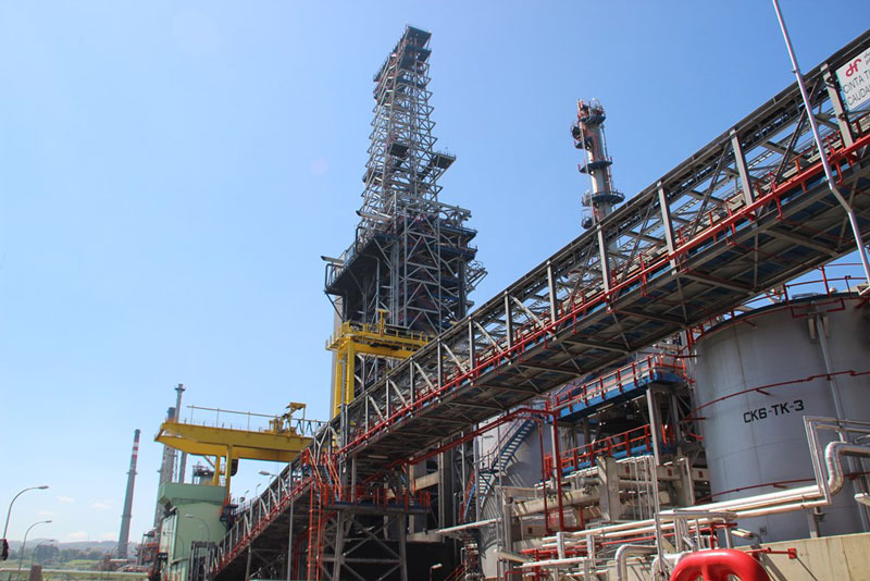 Bilogistik, empresa transportista de los graneles sólidos de la planta URF de Petronor