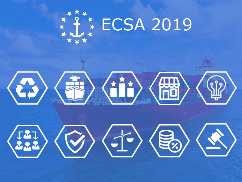 ECSA 2019: las 10 prioridades de la logística marítima
